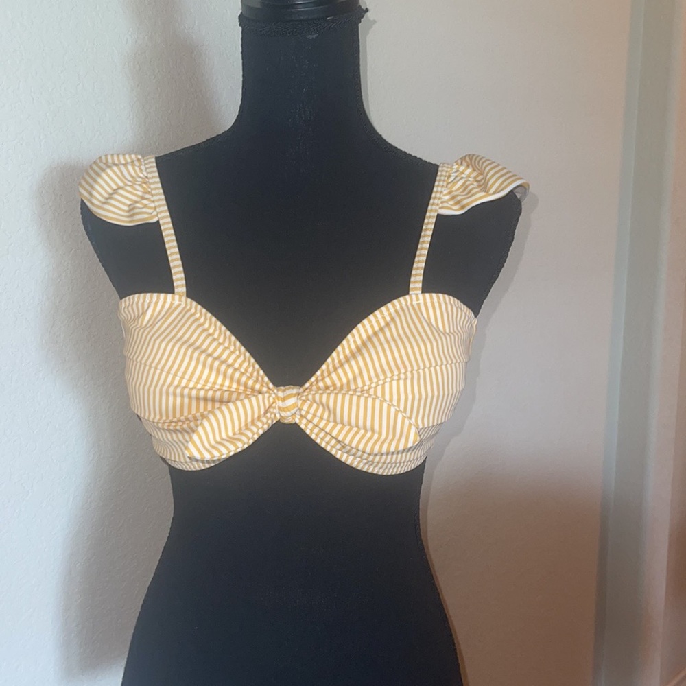 Striped Bikini Top
